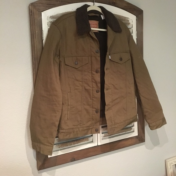 levi's fleece lined jacket